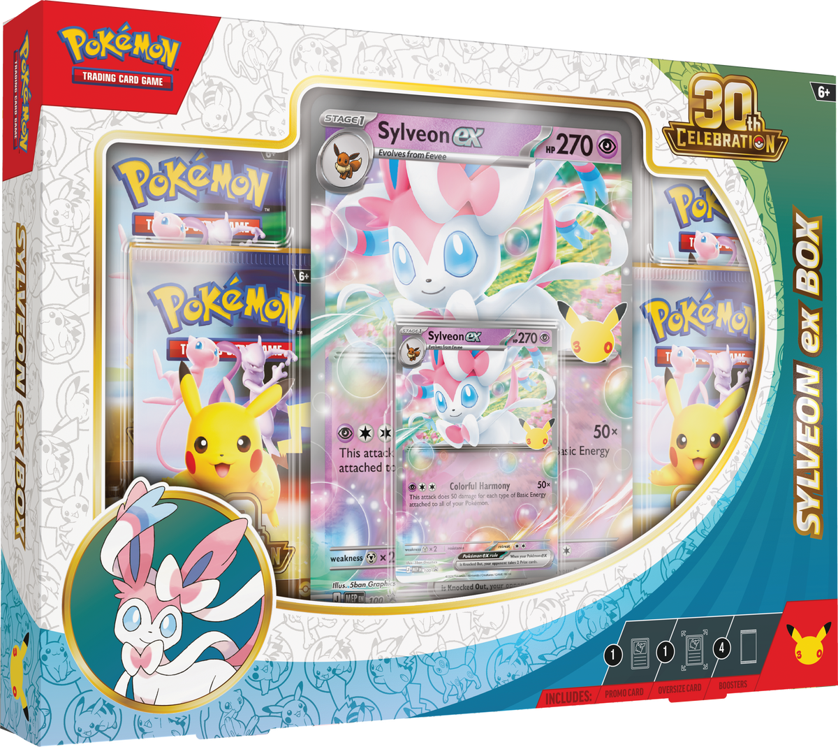 Pokémon TCG: 30th Celebration – Ex Box – Sylveon ex